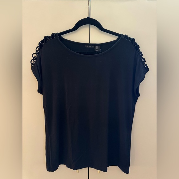 Tahari Tops - NWT Tahari Blouse with Shoulder Detail Size Medium